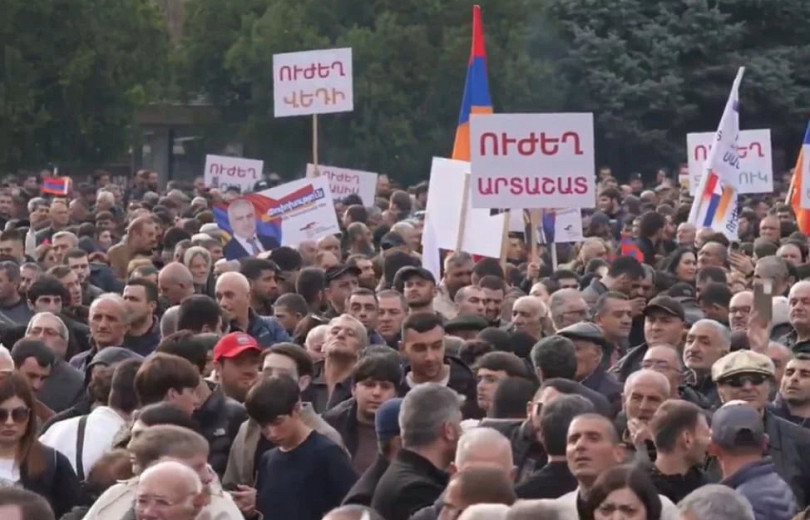 «Ուժեղ Հայաստանի» հավաքին մասնակցող անձի մոտ հայտնաբերվել է դանակ. նա ձերբակալվել է
