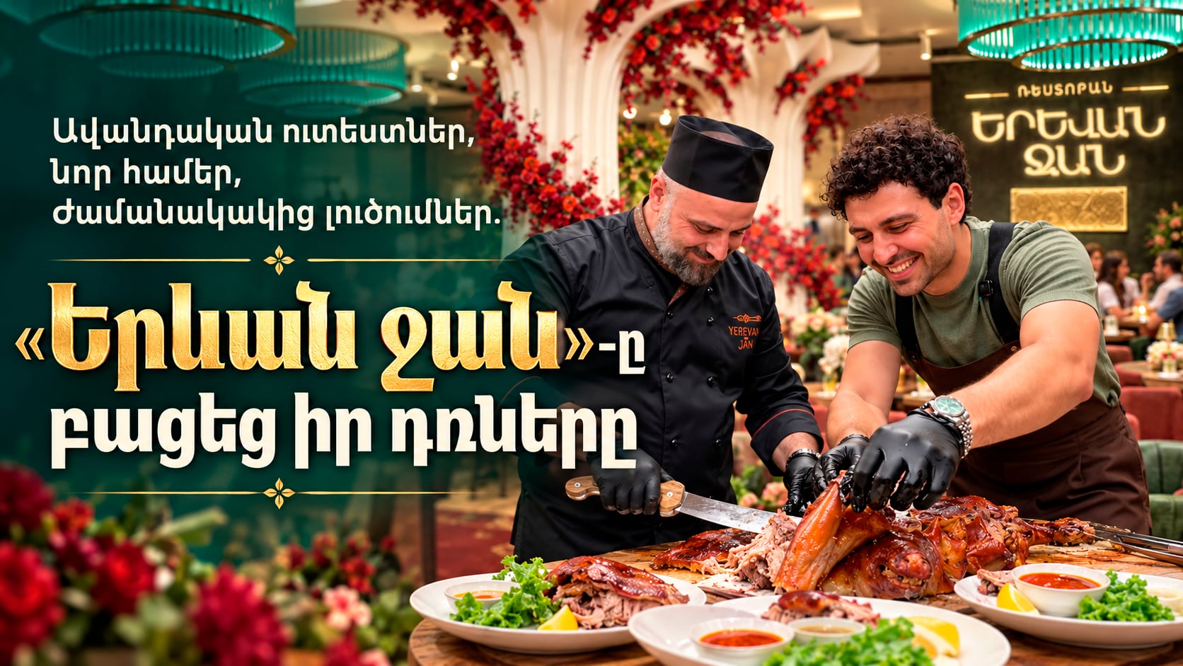 Ավանդական ուտեստներ, նոր համեր, ժամանակակից լուծումներ. «Երևան ջան»-ը բացեց իր դռները (տեսանյութ)